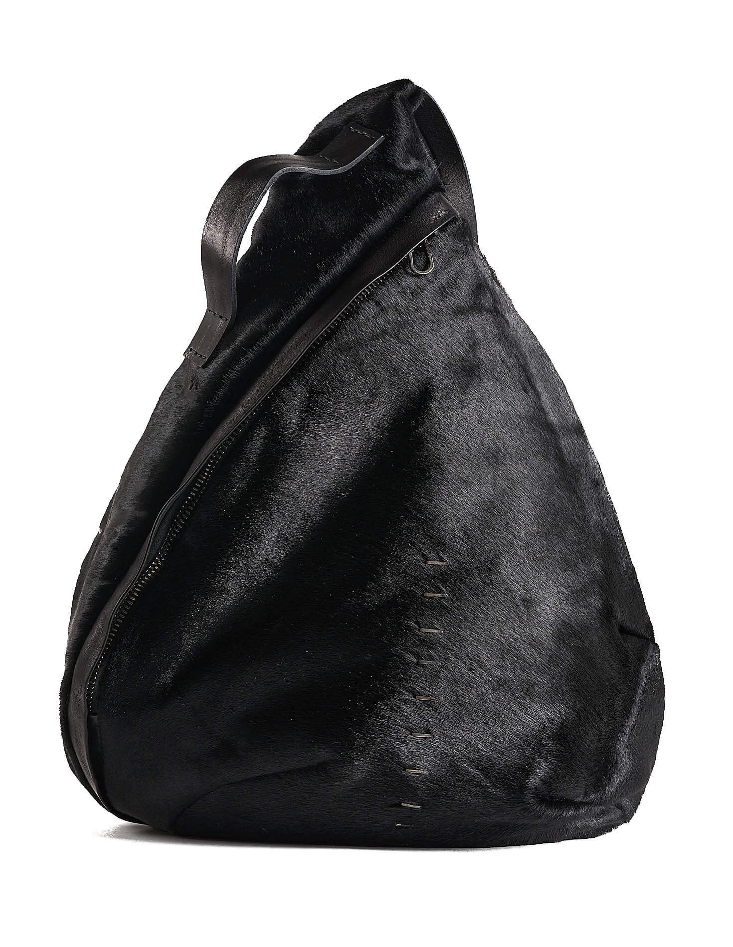 daniele basta leather and silver bags - FRONT